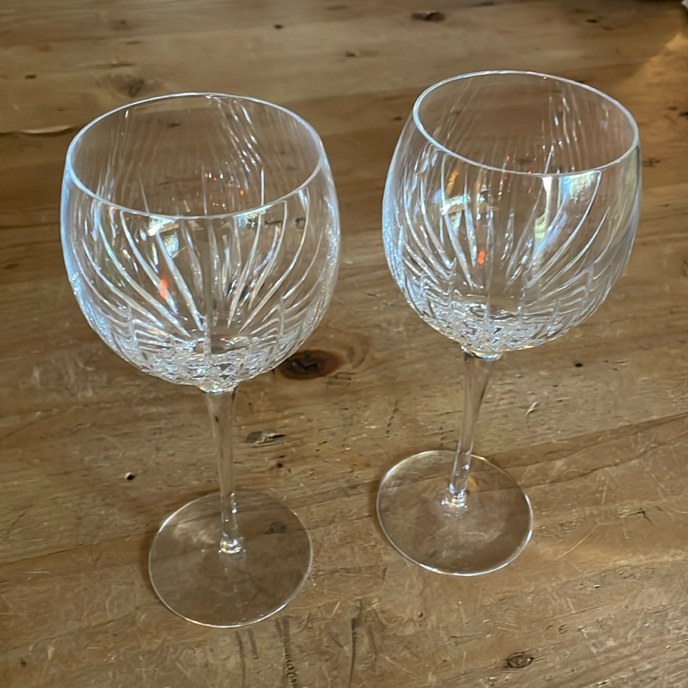 Gorgeous Crystal Balloon Wine Glasses